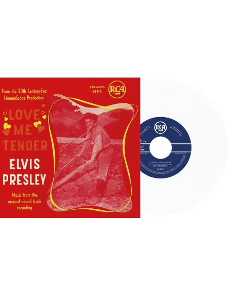 Elvis Presley - Love Me Tender - Vinyle Blanc (Belgium) (Vinyle 7'')