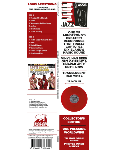 Louis Armstrong - Louis And The Dukes Of Dixieland (Vinyle)