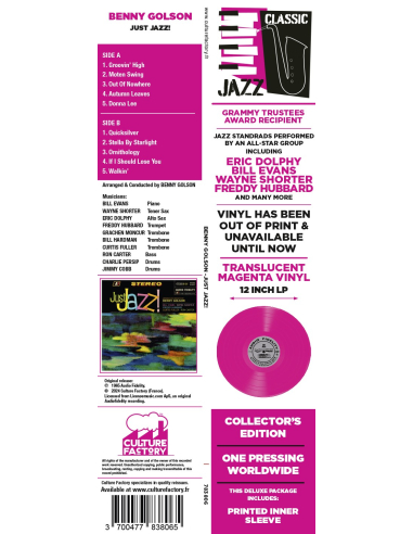 Benny Golson - Just Jazz! (Vinyle)