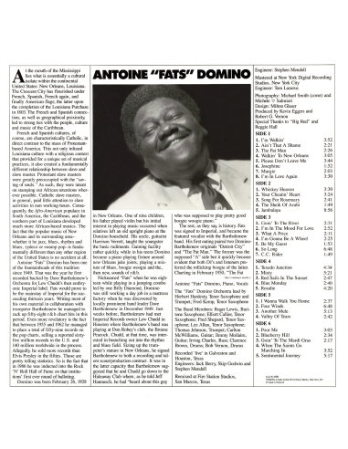 Fats Domino - Antoine "Fats" Domino (Vinyle)