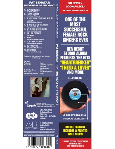 Pat Benatar - In The Heat of The Night (CD)