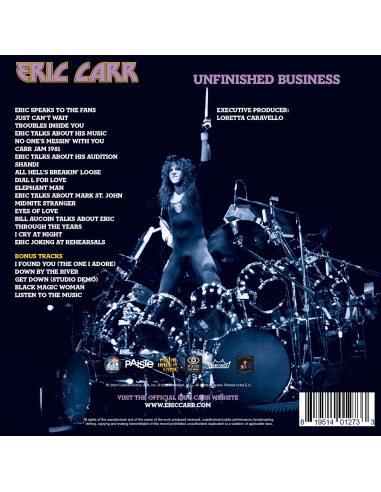 Eric Carr - Unfinished Business (CD)
