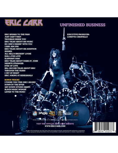 Eric Carr - Unfinished Business (CD)