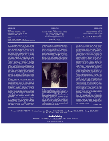 John Coltrane Quartet - Live At The Half Note (Vinyle)