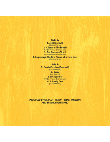 Gil Scott-Heron & Brian Jackson - From South Africa to South Carolina - RSD BF 2024 (Vinyle)