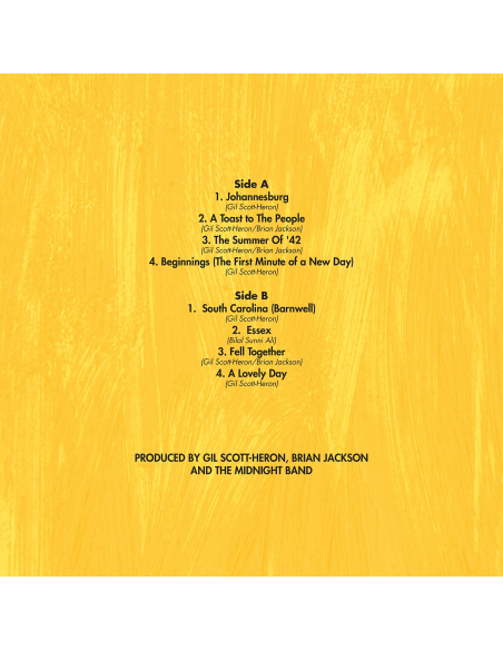 Gil Scott-Heron & Brian Jackson - From South Africa to South Carolina - RSD BF 2024 (Vinyle)