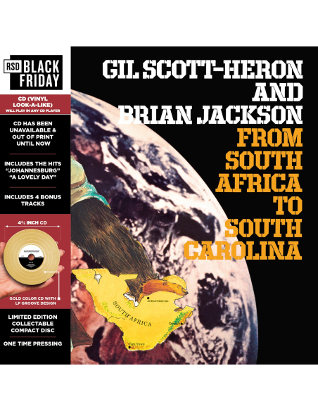 Gil Scott-Heron & Brian Jackson - From South Africa to South Carolina - RSD BF 2024  (CD)