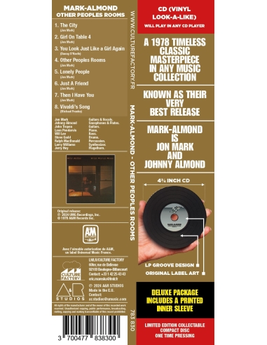 Mark-Almond - Other Peoples Rooms (CD)