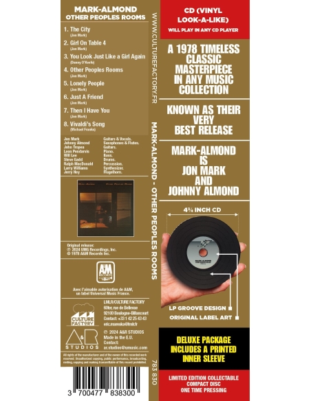 Mark-Almond - Other Peoples Rooms (CD)