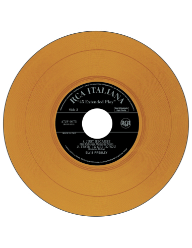 Elvis Presley - Il Re Del Rock'n'Roll - Vinyle Orange (Italie) (Vinyle 7'')