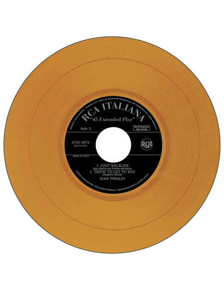 Elvis Presley - Il Re Del Rock'n'Roll - Vinyle Orange (Italie) (Vinyle 7'')