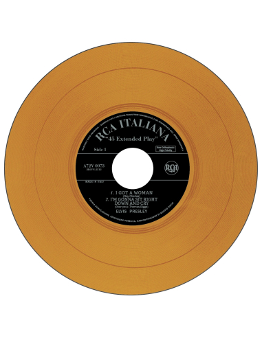 Elvis Presley - Il Re Del Rock'n'Roll - Vinyle Orange (Italie) (Vinyle 7'')