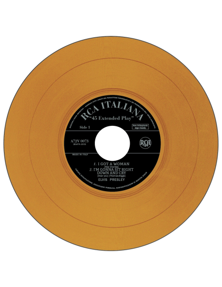 Elvis Presley - Il Re Del Rock'n'Roll - Vinyle Orange (Italie) (Vinyle 7'')