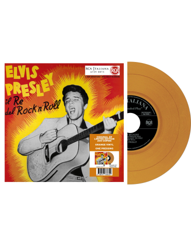 Elvis Presley - Il Re Del Rock'n'Roll - Vinyle Orange (Italie) (Vinyle 7'')