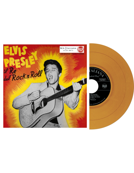 Elvis Presley - Il Re Del Rock'n'Roll - Vinyle Orange (Italie) (Vinyle 7'')