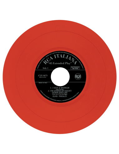 Elvis Presley - Il Re Del Rock'n'Roll - Vinyle Rouge (Italie) (Vinyle 7'')