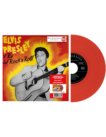 Elvis Presley - Il Re Del Rock'n'Roll - Vinyle Rouge (Italie) (Vinyle 7'')