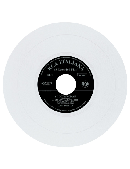 Elvis Presley - Il Re Del Rock'n'Roll - Vinyle Blanc (Italie) (Vinyle 7'')