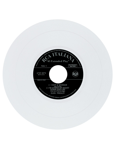 Elvis Presley - Il Re Del Rock'n'Roll - Vinyle Blanc (Italie) (Vinyle 7'')