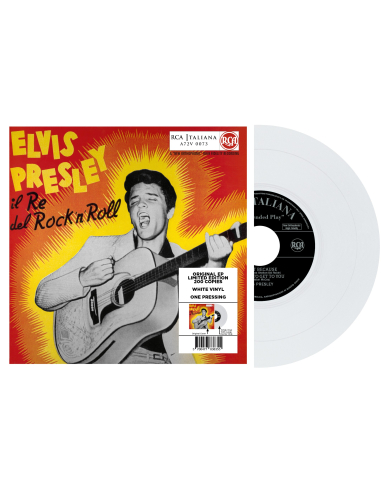 Elvis Presley - Il Re Del Rock'n'Roll - Vinyle Blanc (Italie) (Vinyle 7'')