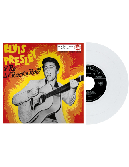 Elvis Presley - Il Re Del Rock'n'Roll - Vinyle Blanc (Italie) (Vinyle 7'')