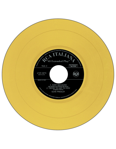 Elvis Presley - Il Re Del Rock'n'Roll - Vinyle Jaune (Italie) (Vinyle 7'')