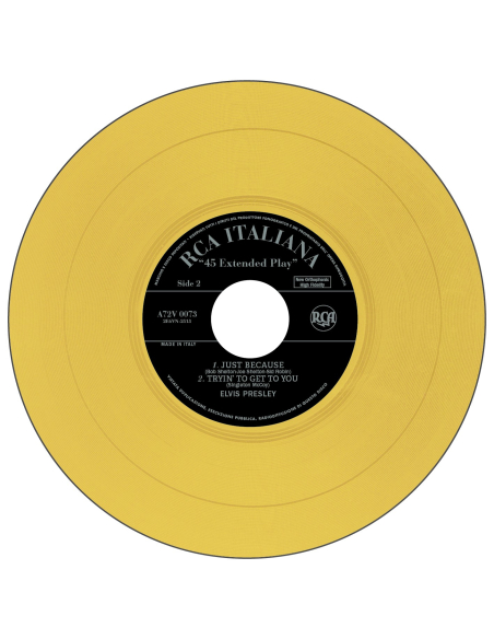Elvis Presley - Il Re Del Rock'n'Roll - Vinyle Jaune (Italie) (Vinyle 7'')