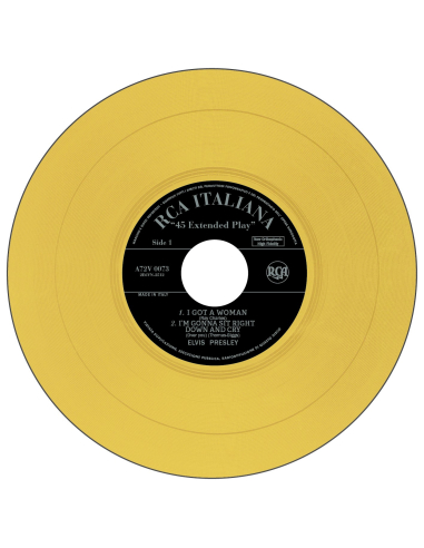 Elvis Presley - Il Re Del Rock'n'Roll - Vinyle Jaune (Italie) (Vinyle 7'')