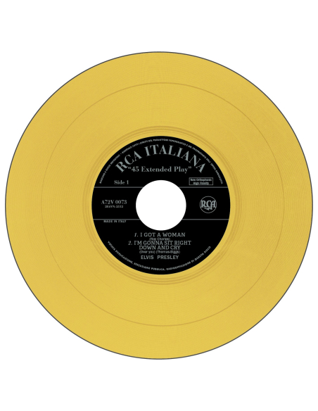 Elvis Presley - Il Re Del Rock'n'Roll - Vinyle Jaune (Italie) (Vinyle 7'')