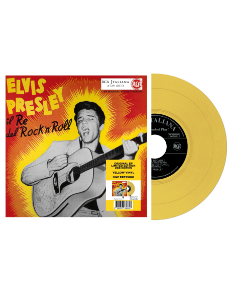 Elvis Presley - Il Re Del Rock'n'Roll - Vinyle Jaune (Italie) (Vinyle 7'')