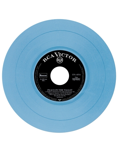 Elvis Presley - Peace In The Valley - Vinyle Bleu (USA) (Vinyle 7'')