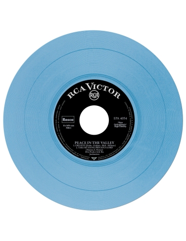 Elvis Presley - Peace In The Valley - Vinyle Bleu (USA) (Vinyle 7'')