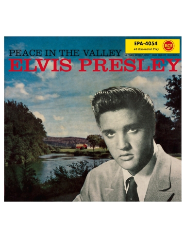 Elvis Presley - Peace In The Valley - Vinyle Bleu (USA) (Vinyle 7'')