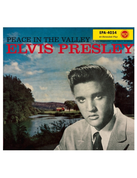 Elvis Presley - Peace In The Valley - Vinyle Bleu (USA) (Vinyle 7'')