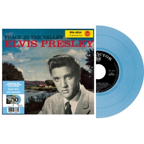 Elvis Presley - Peace In The Valley - Vinyle Bleu (USA) (Vinyle 7'')