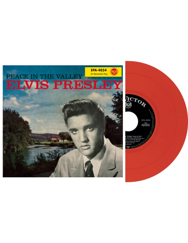 Elvis Presley - Peace In The Valley - Vinyle Rouge (USA) (Vinyle 7'')