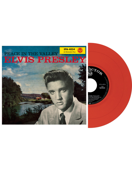 Elvis Presley - Peace In The Valley - Vinyle Rouge (USA) (Vinyle 7'')