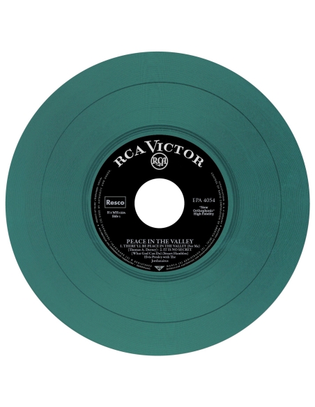 Elvis Presley - Peace In The Valley - Vinyle Vert (USA) (Vinyle 7'')