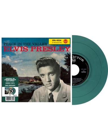 Elvis Presley - Peace In The Valley - Vinyle Vert (USA) (Vinyle 7'')