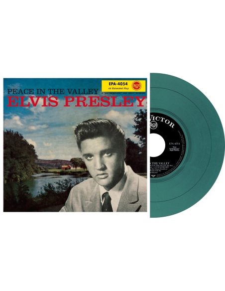 Elvis Presley - Peace In The Valley - Vinyle Vert (USA) (Vinyle 7'')