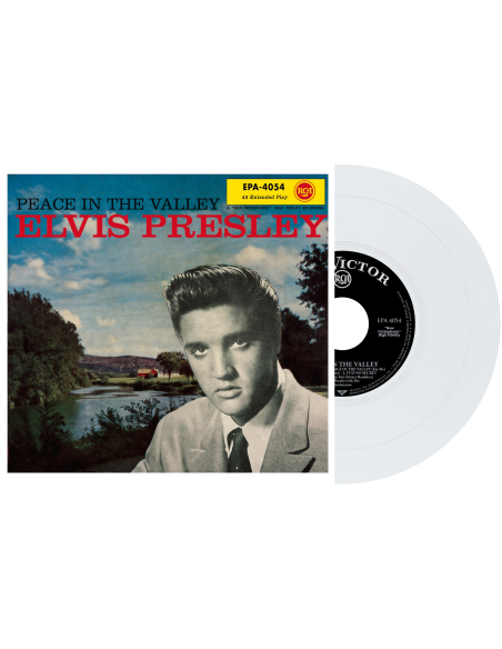 Elvis Presley - Peace In The Valley - Vinyle Blanc (USA) (Vinyle 7'')