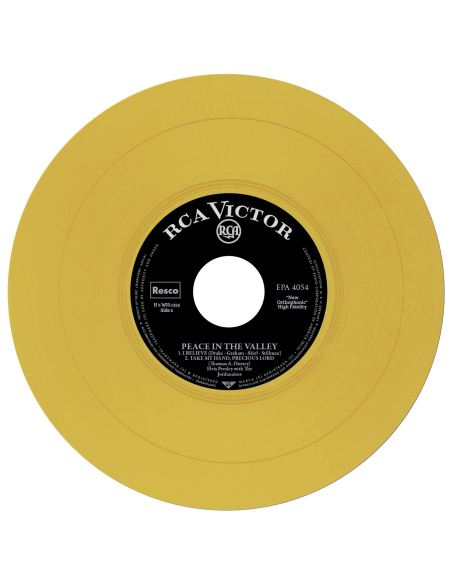 Elvis Presley - Peace In The Valley - Vinyle Jaune (USA) (Vinyle 7'')