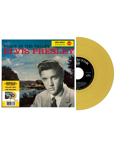 Elvis Presley - Peace In The Valley - Vinyle Jaune (USA) (Vinyle 7'')
