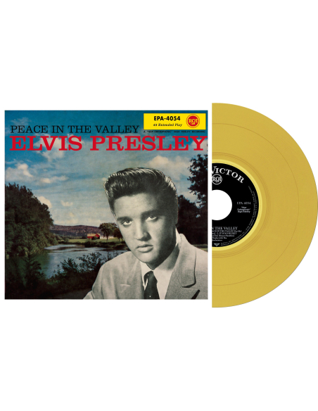 Elvis Presley - Peace In The Valley - Vinyle Jaune (USA) (Vinyle 7'')