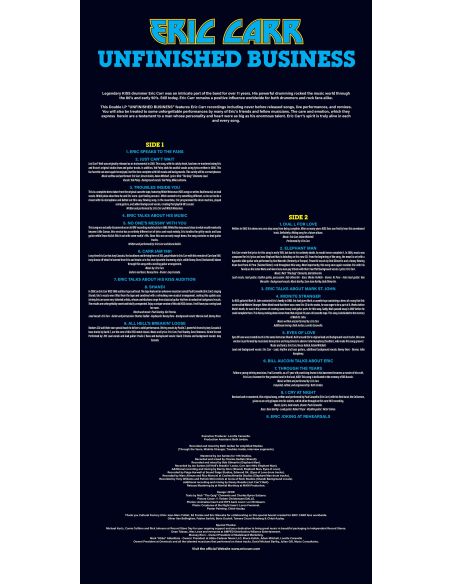 Eric Carr - Unfinished Business - Picture-Disc (Vinyle)
