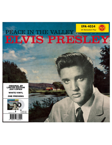 Elvis Presley - Peace In The Valley - Vinyle Blanc (USA) (Vinyle 7'')
