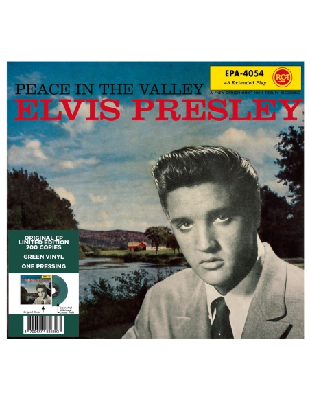 Elvis Presley - Peace In The Valley - Vinyle Vert (USA) (Vinyle 7'')