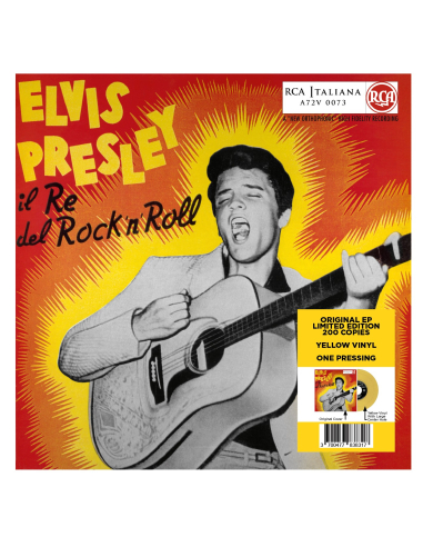 Elvis Presley - Il Re Del Rock'n'Roll - Vinyle Jaune (Italie) (Vinyle 7'')