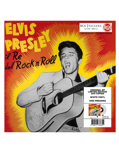Elvis Presley - Il Re Del Rock'n'Roll - Vinyle Blanc (Italie) (Vinyle 7'')