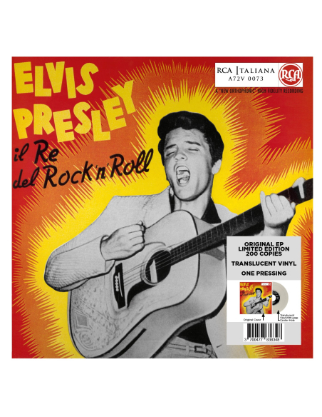 Elvis Presley - Il Re Del Rock'n'Roll - Vinyle Translucide (Italie) (Vinyle 7'')